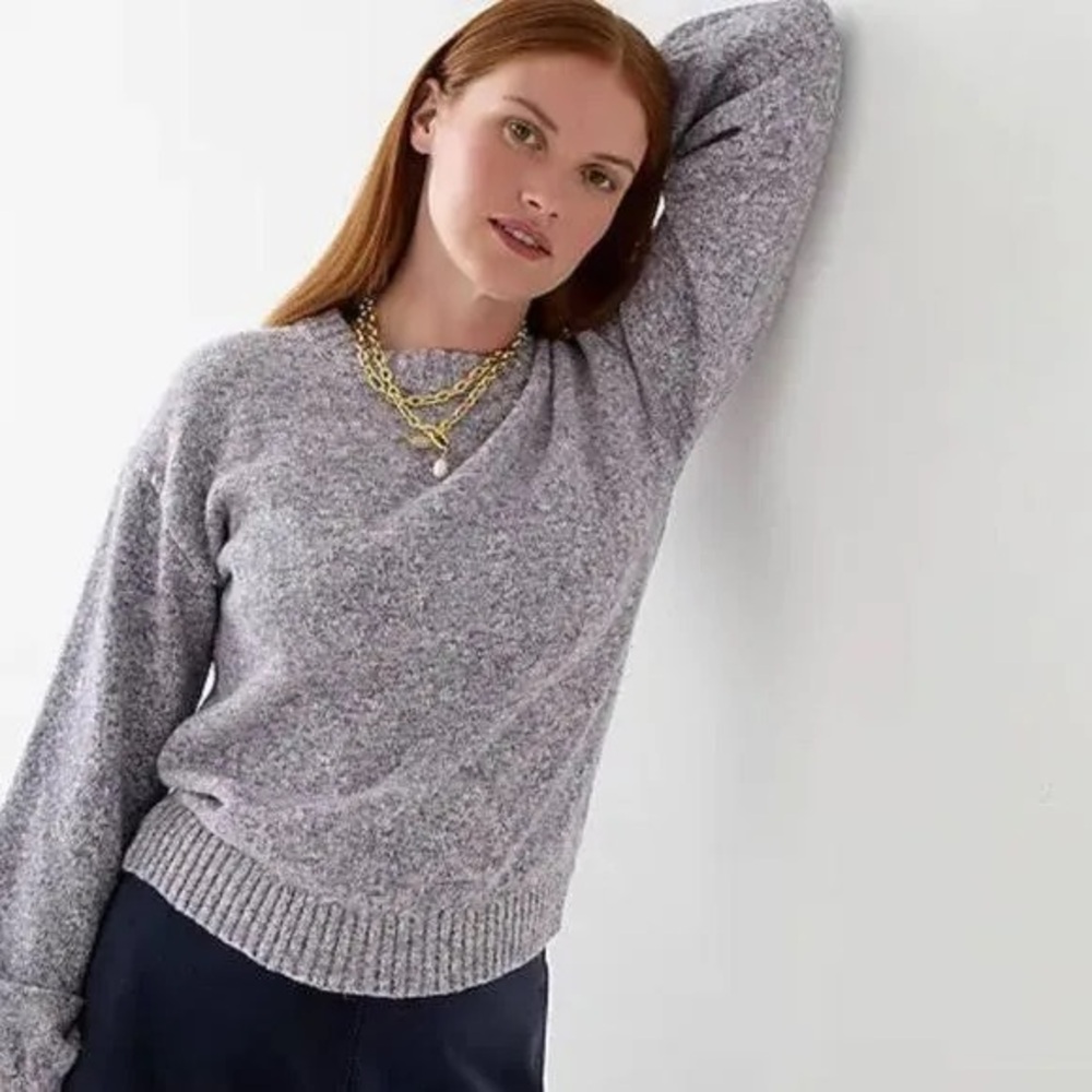 Jcrew puff sleeve sweater